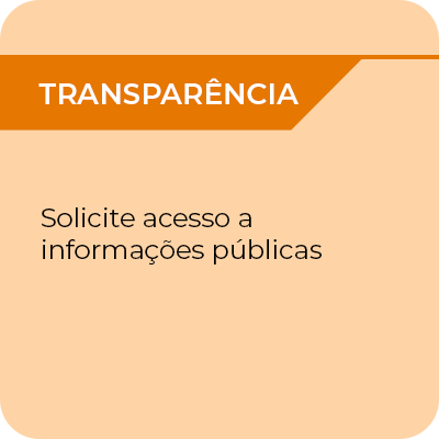 Transparência - Solicite acesso a informações públicas